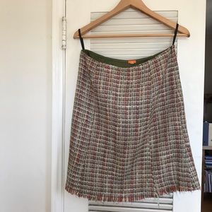 Anthro Midi Tweed Skirt size 4